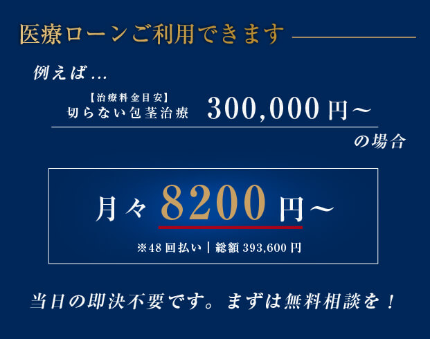 医療ローンをご利用できます