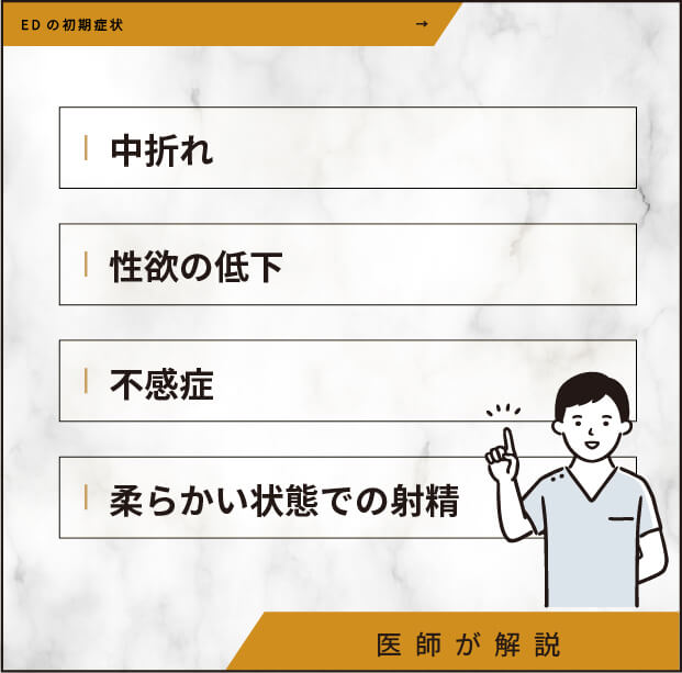 EDの初期症状