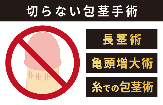 切らない包茎手術