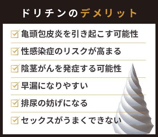 ドリチンのデメリット