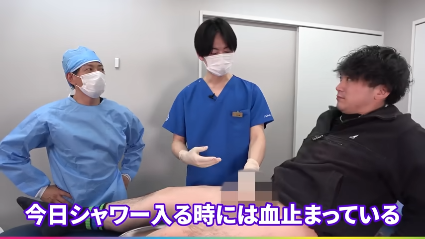 馬場先生による亀頭増大術⑦