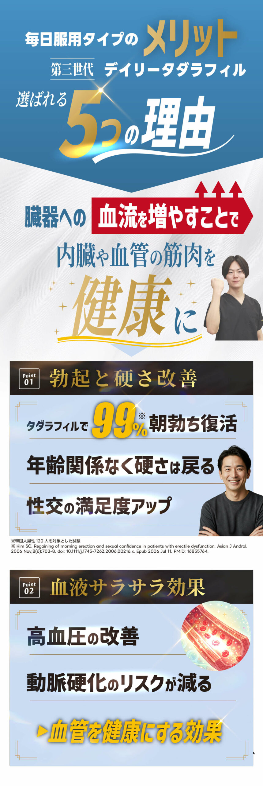 本田ヒルズがおススメする第三世代「デイリータダラフィル」とは