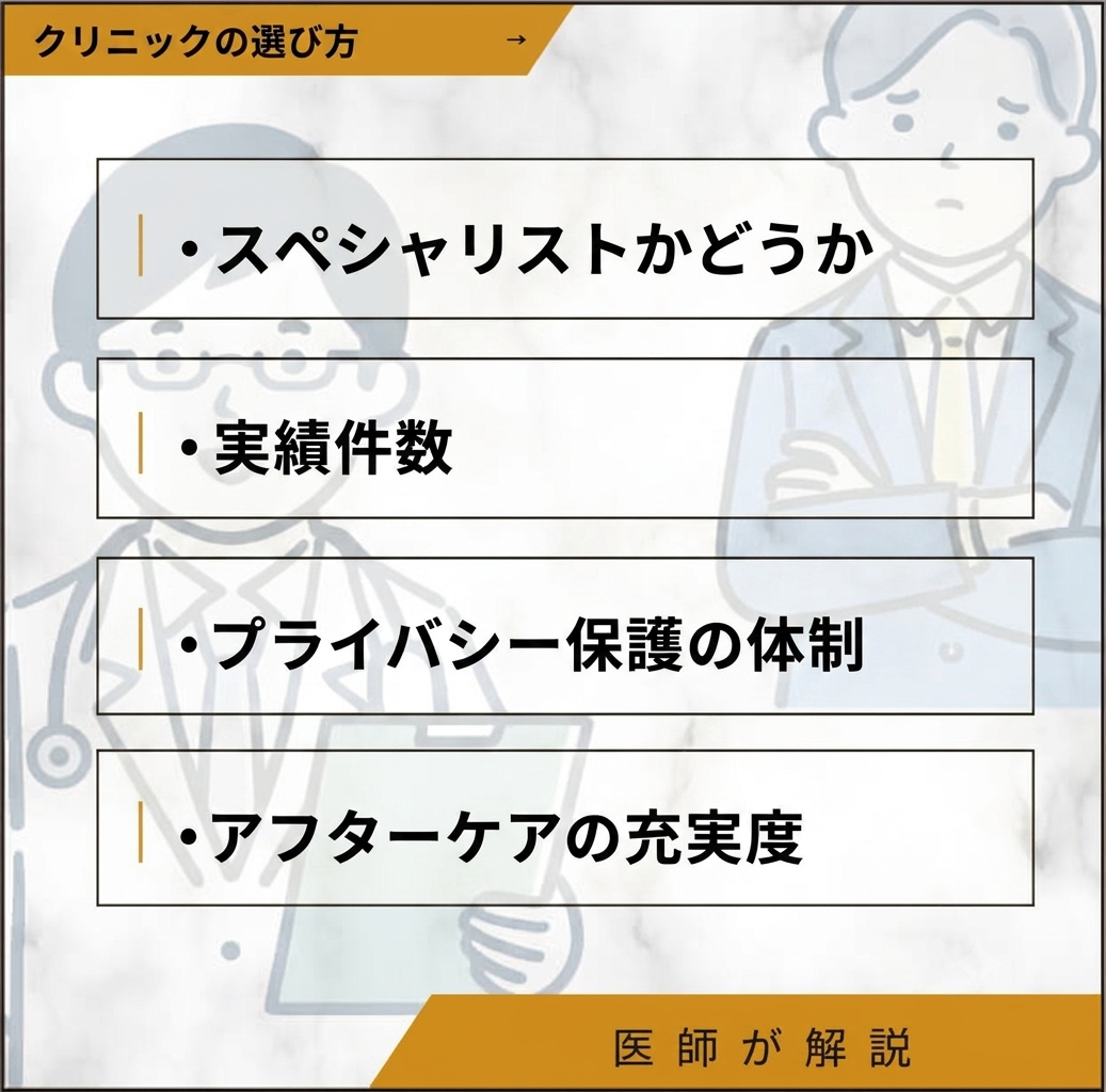 クリニックの選び方